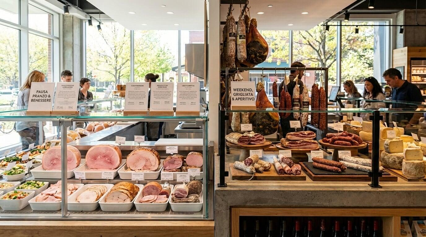 Il cambio di stagione nel banco salumi: il colore del prodotto come visual merchandising